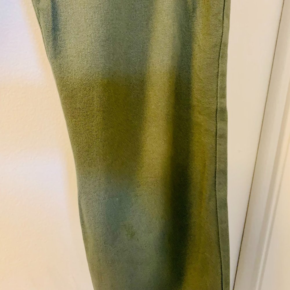 Gap Skinny Ankle Pants Olive Size 8R - Picture 3 of 5